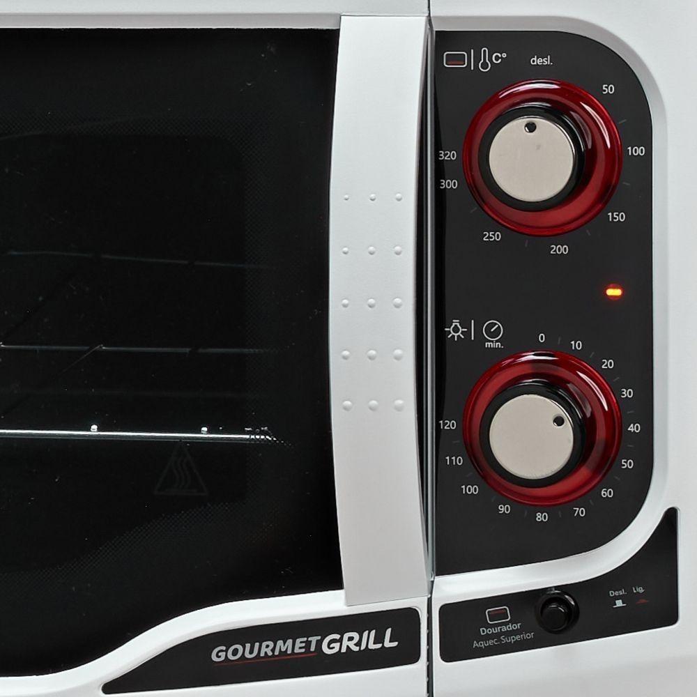 Forno Elétrico Fischer Gourmet Grill Gii Bancada Branco 44L 220V 9741-79180