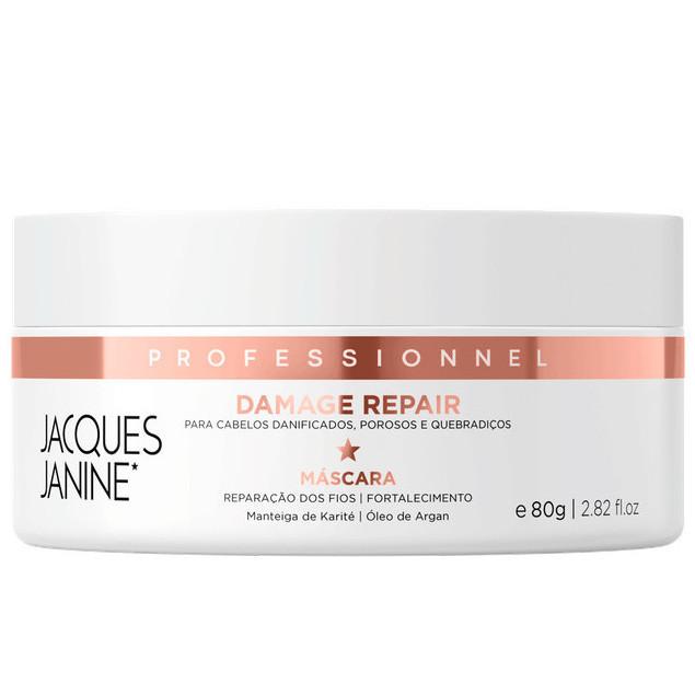 Máscara Tratamento Creme De Hidratação Damage Repair Jacques Janine 80g