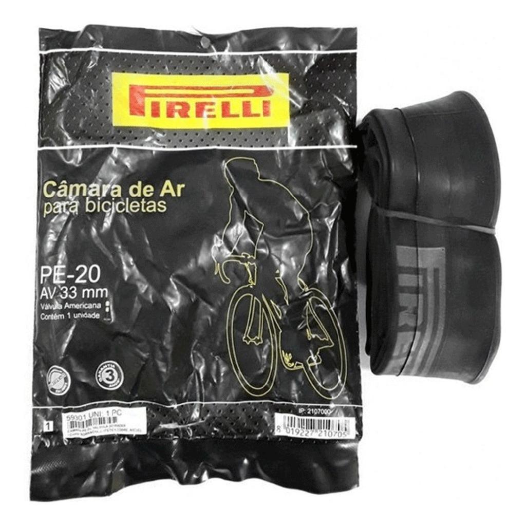 2 Pneus Cargueira Pirelli 20x2x1.3/4 + 2 Câmaras Bico Grosso