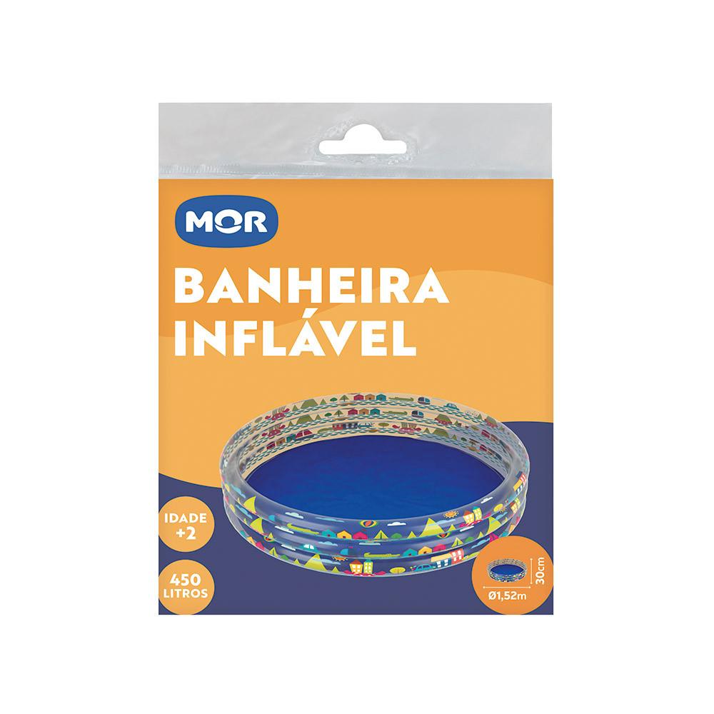 Piscina Inflável Infantil Redonda Banheira 152x30cm 450 Litros - Mor