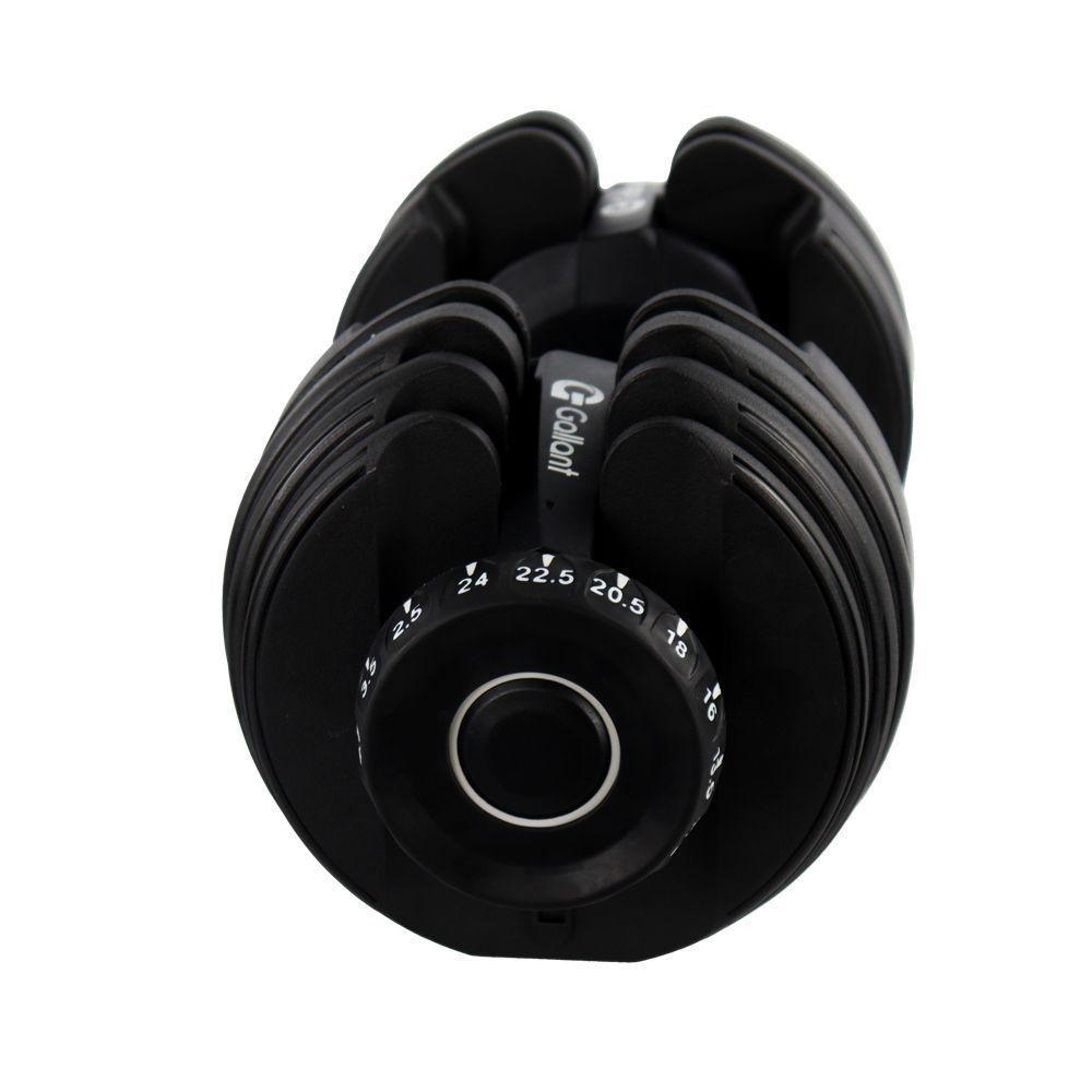 Dumbbell Halter Regulável Anilhas 24kg Gallant Elite PRO (gdb24r0a-pt)