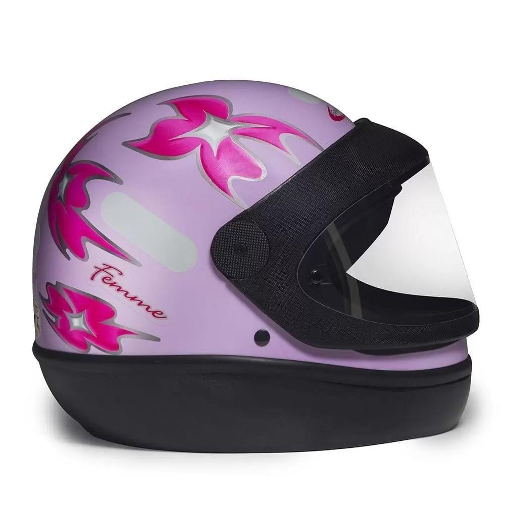 Capacete Moto San Marino Femme Lilás 58