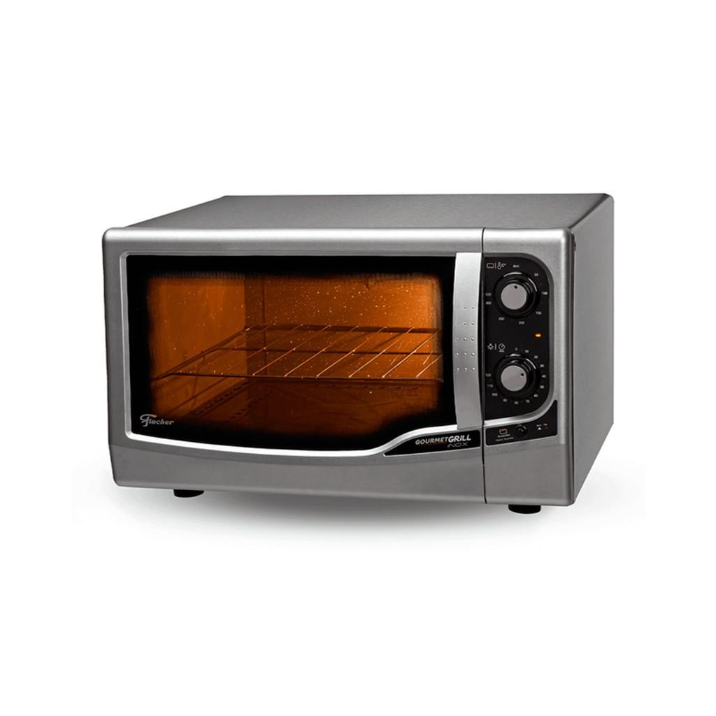 Forno Elétrico Fischer Gourmet Grill De Bancada 44L Inox