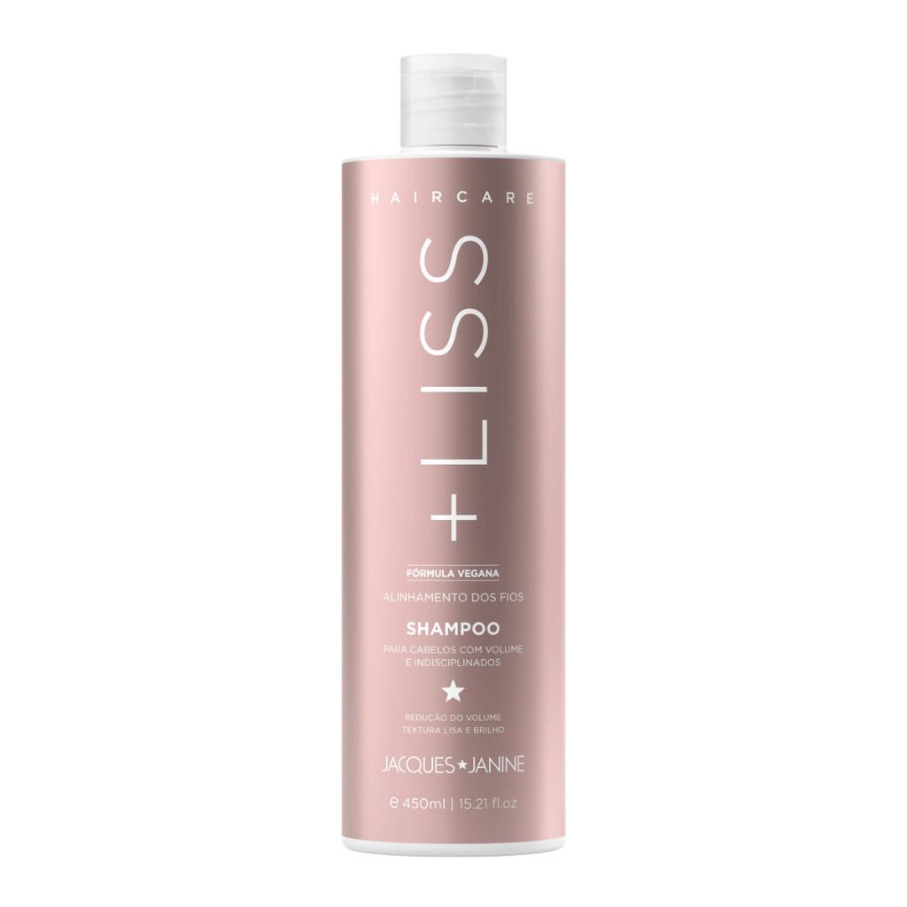Jacques Janine Hair Care Liss Shampoo Sem Sal 450ml Condicionador Leave-in 440ml Brilho Reduz Volume