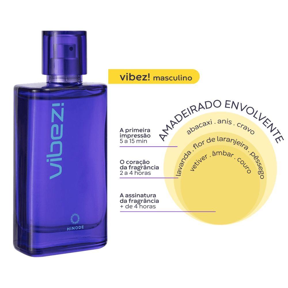 Perfume Masculino Vibez Deo Colônia Hinode 75ml