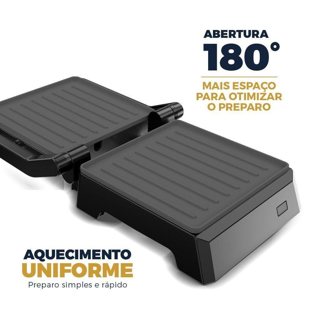 Grill Britânia Abertura Dura Mais 520W Bgr06a 220V