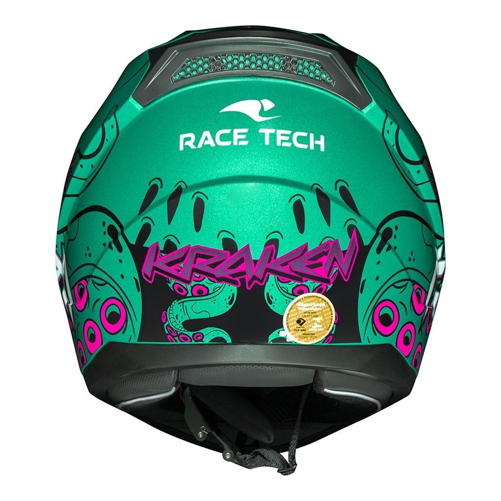 Capacete Race Tech Sector Kraken Rosa