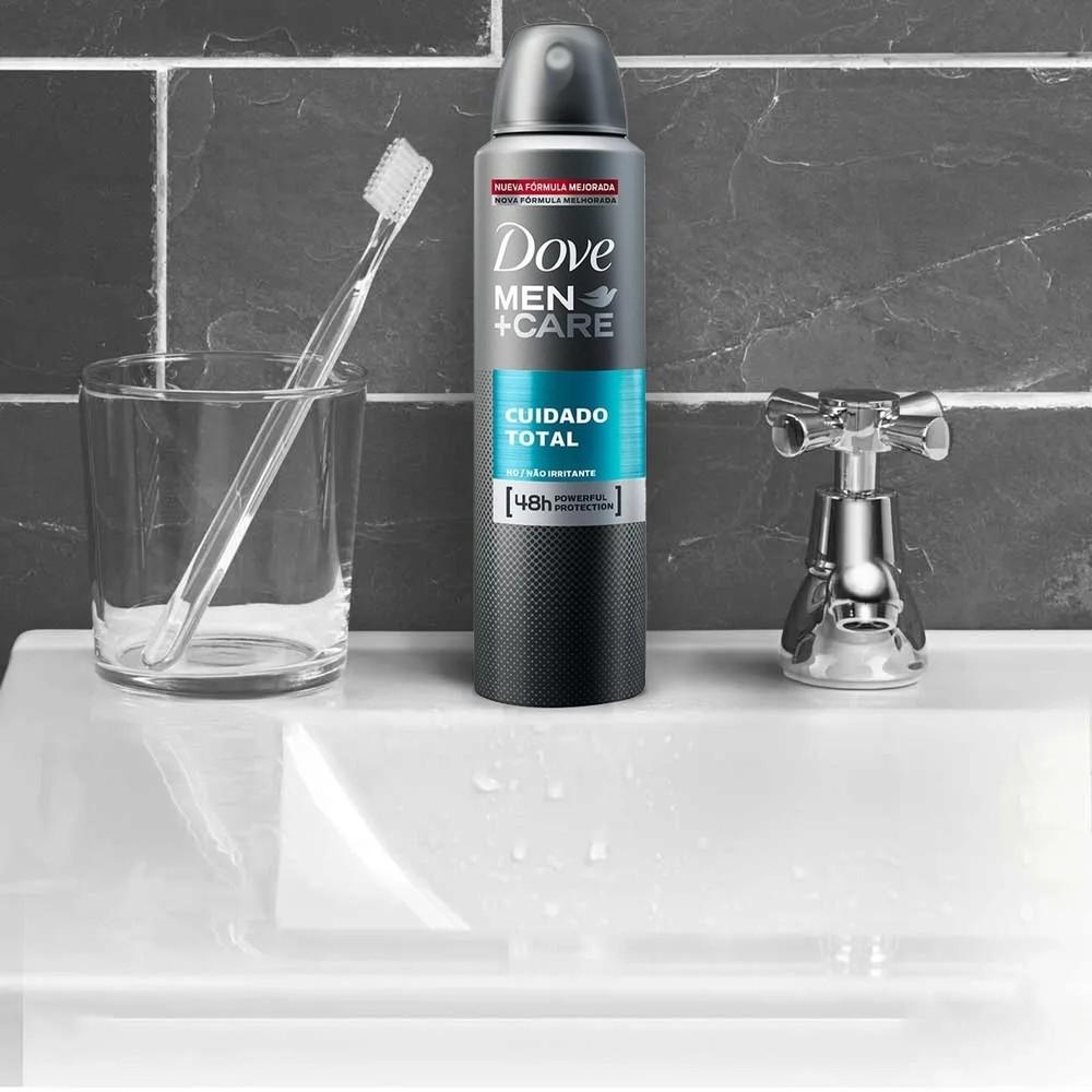 Kit 3 Desodorante Aerossol Dove Men Care Cuidado Total 150ml