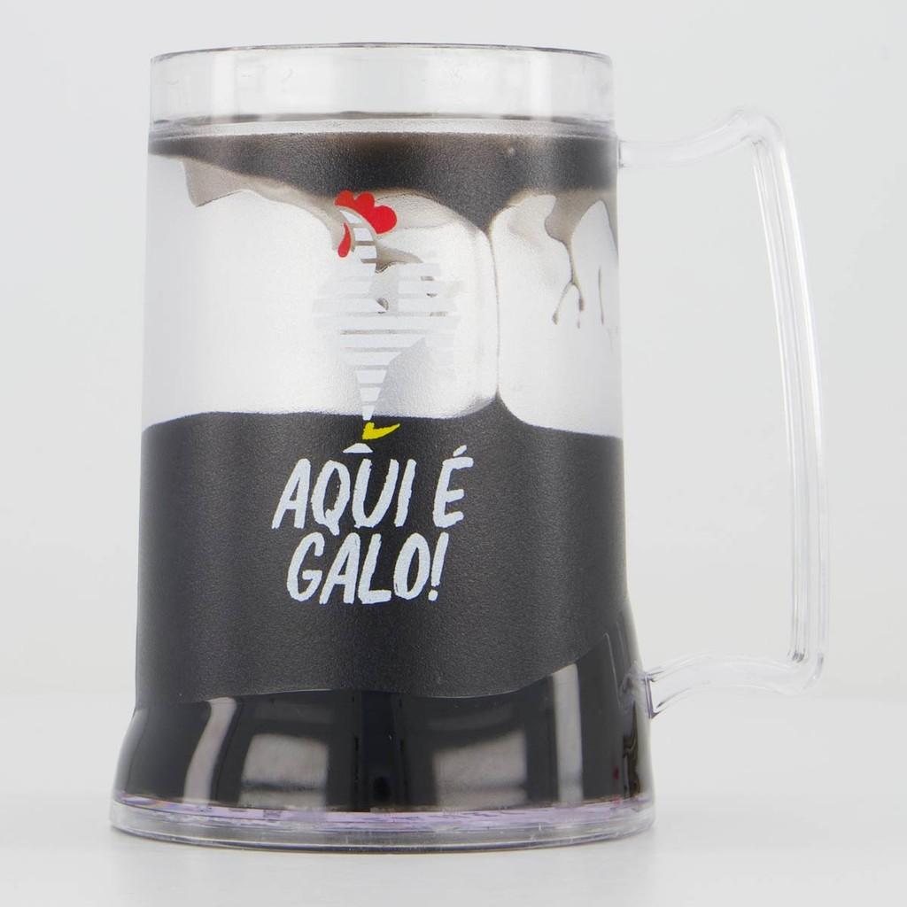 Kit Com 2 Canecas Em Gel Atlético Mineiro Preto