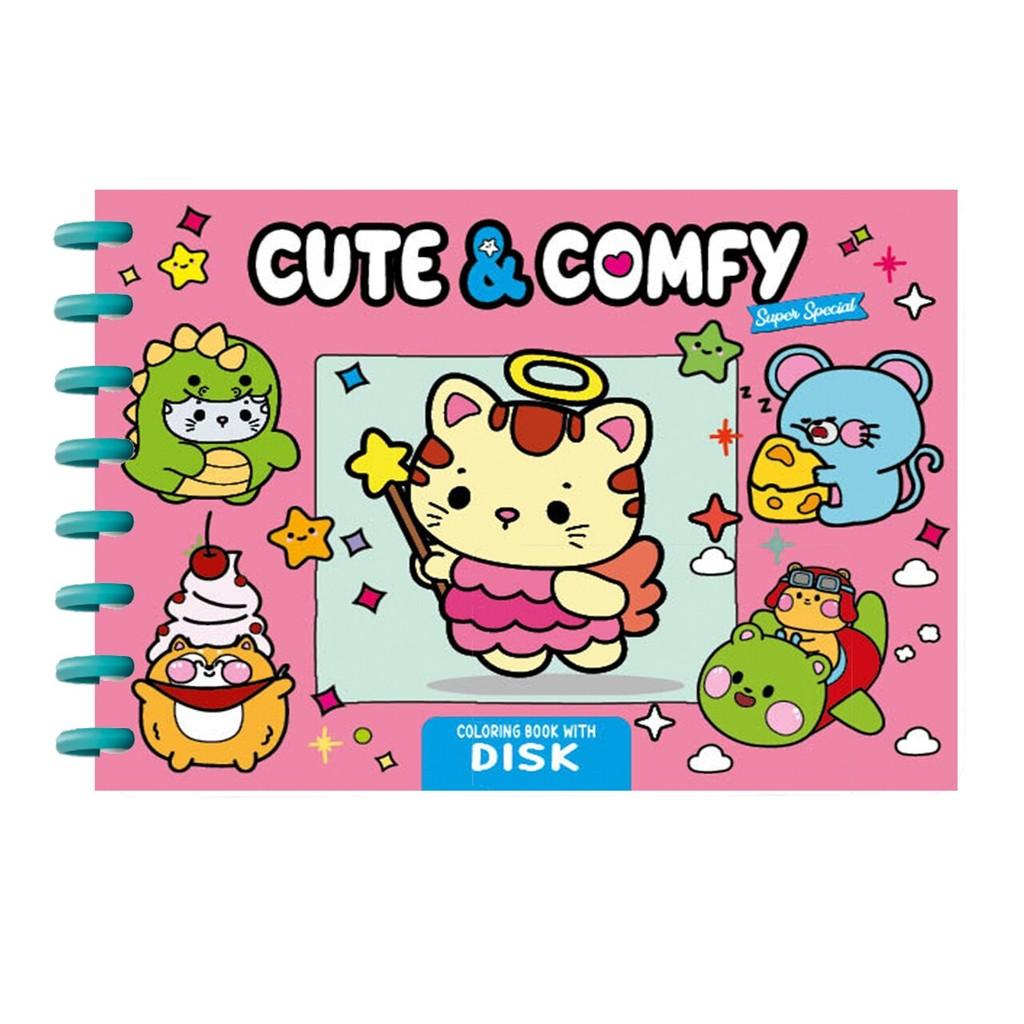 Cute Comfy Super Special - Edição 20 - Livro De Colorir Adulto - Encadernação Com Disco