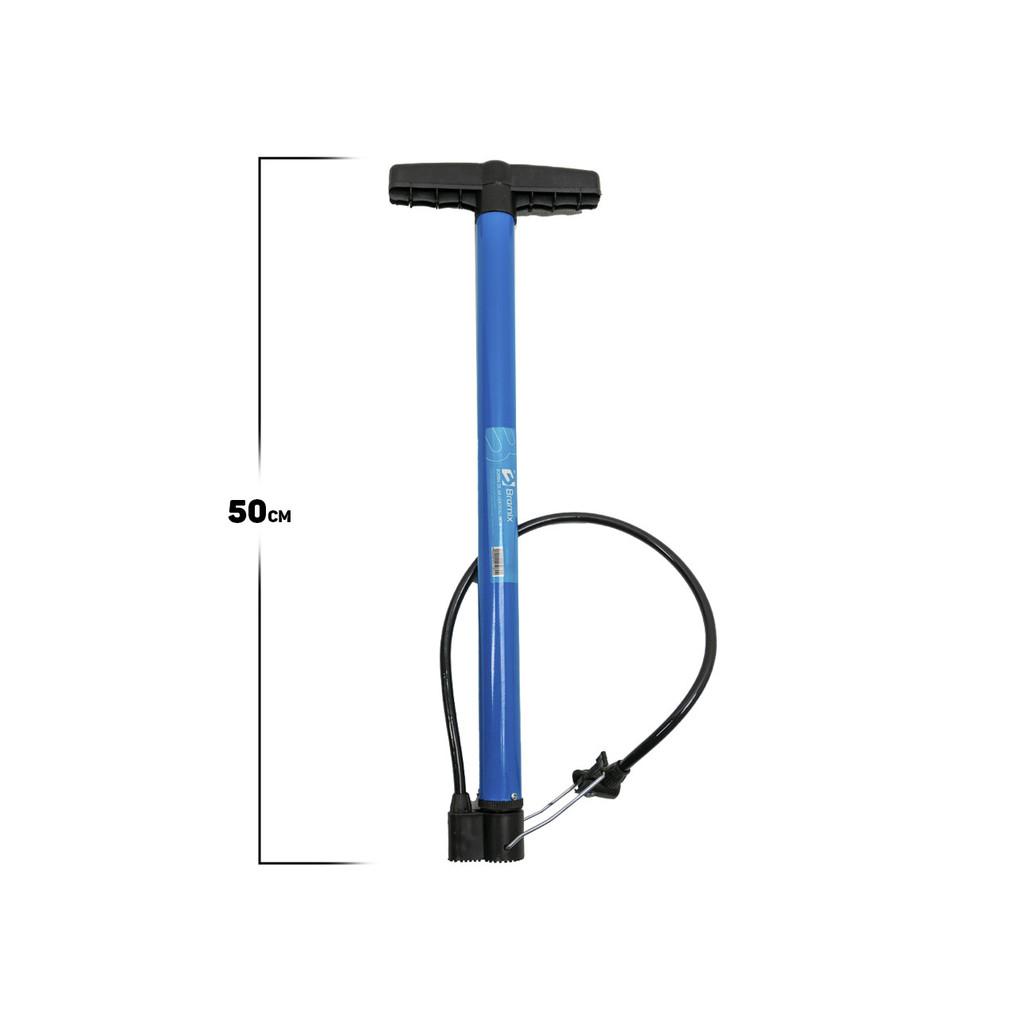 Bomba Ar Encher Pneu De Bicicleta Carro Moto 50cm Bramix