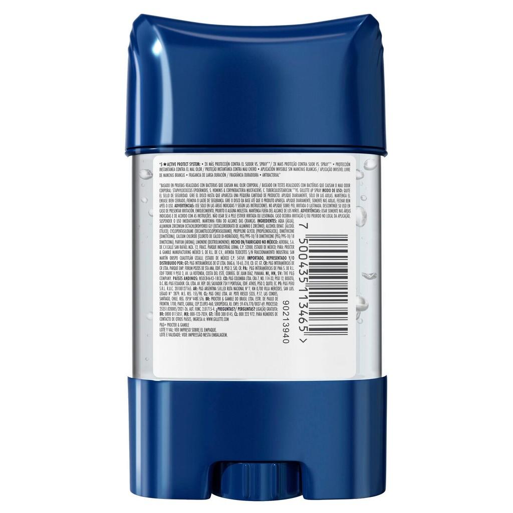 Kit 2 Desodorante Antitranspirante Gillette Specialized Antibacterial Gel 82g