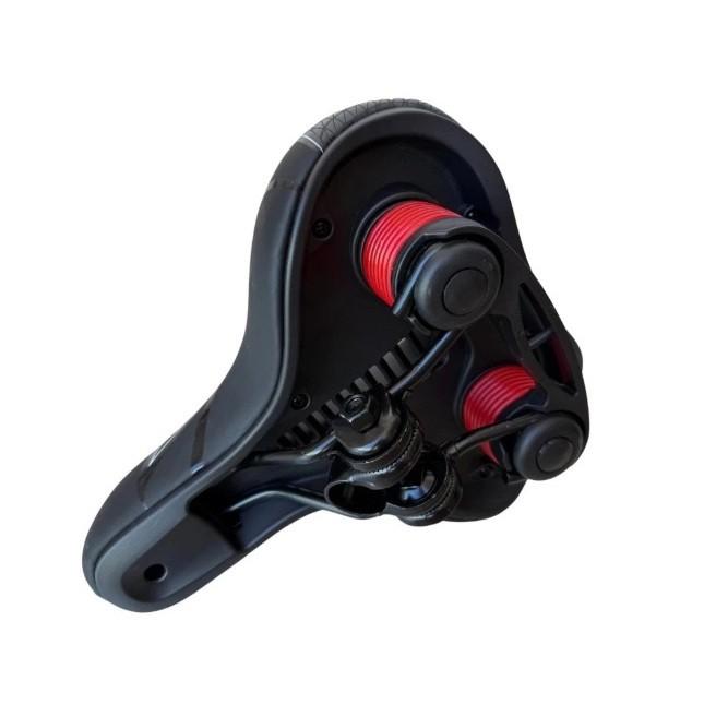 Selim Gts Beach Big Macio Extra Conforto Com Elastômero + Manopla Bicicleta Mtb Aro 26 E 29