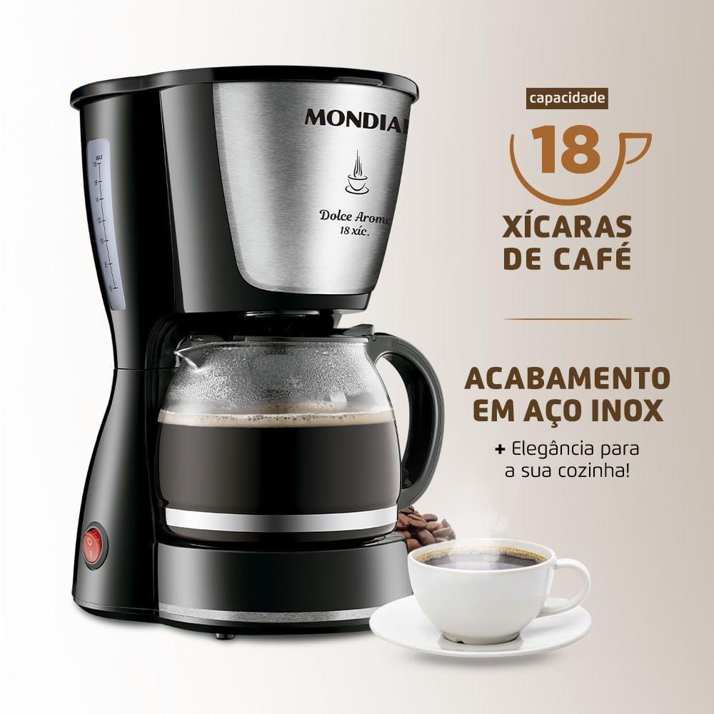 Cafeteira Elétrica Mondial Dolce Arome 18 C-30-18x 110V