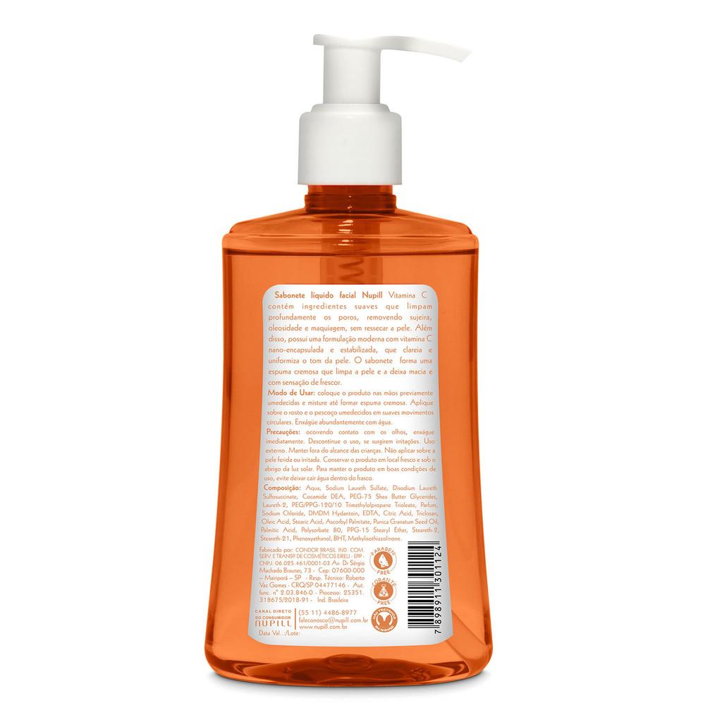 Sabonete Facial Nupill Vitamina C 200ml