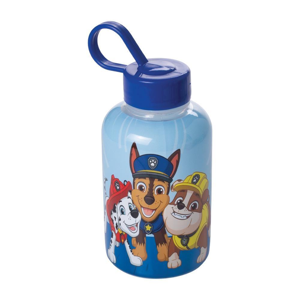 Garrafa 280 Ml Patrulha Canina Filhotes Azul Plasútil