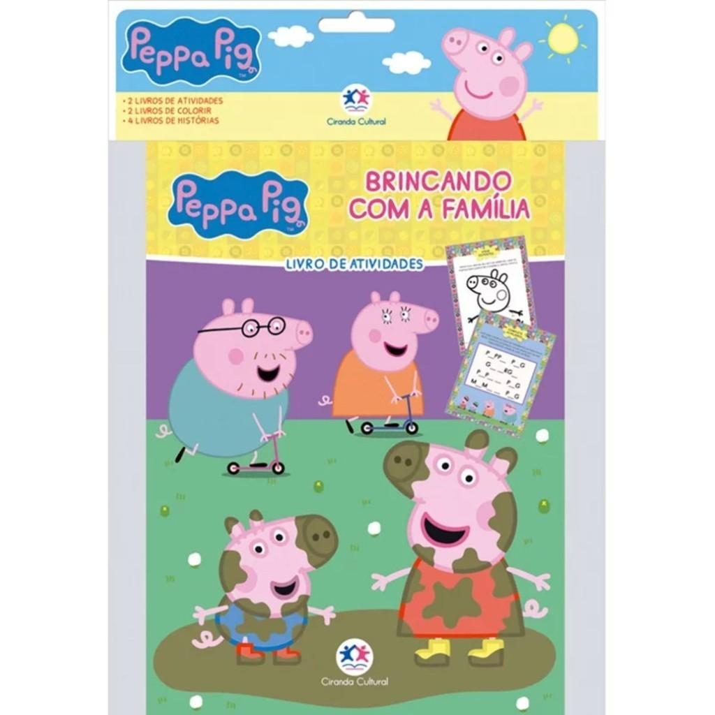 Peppa Pig Kit Com 8 Livros Embalagem Econômica Ciranda Cultural