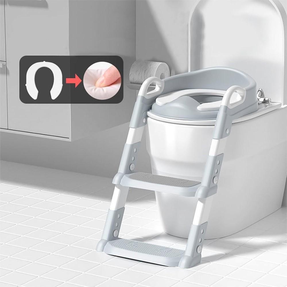 Assento Infantil Com Escada Para Vaso Sanitário Deend Ajustável
