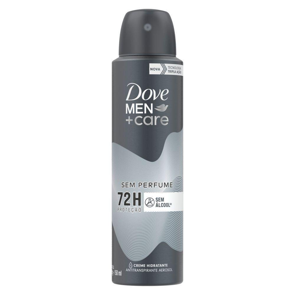 Kit 3 Desodorantes Aerosol Dove Men+care Sem Perfume 150ml