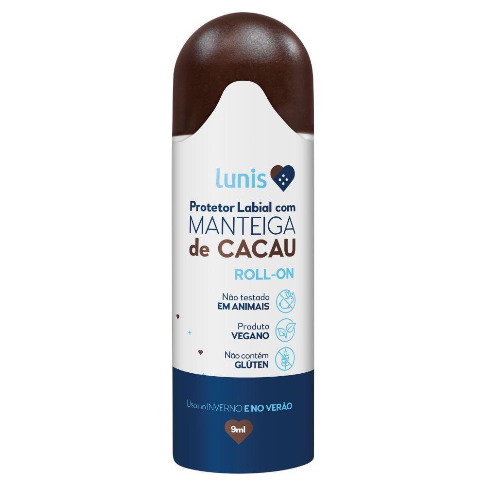Protetor Labial C/manteiga De Cacau Lunis Roll-on 9ml