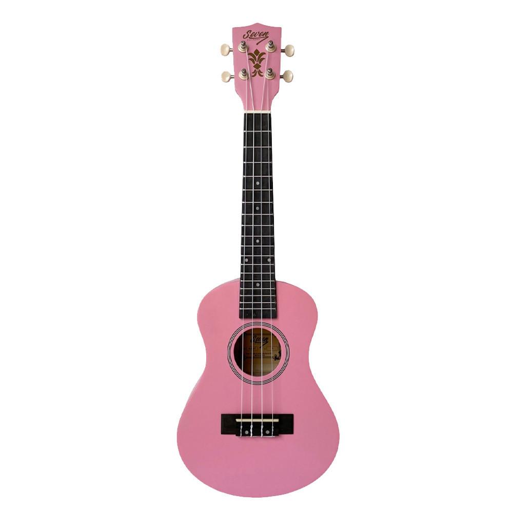 Ukulele Rosa Seven Concert Suk-23 Pi Capa Bk E Afinador