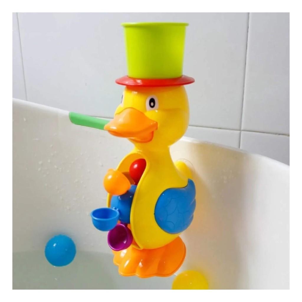 Pato Hora Do Banho Com Roda Giratória 28cm Zippy Toys