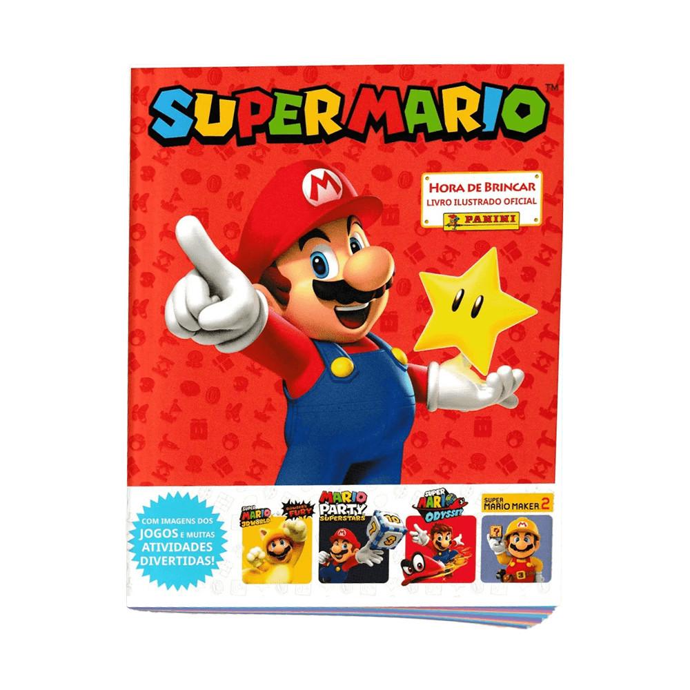 Super Mario Hora De Brincar - Álbum - Novo - Isbn 9786555163209