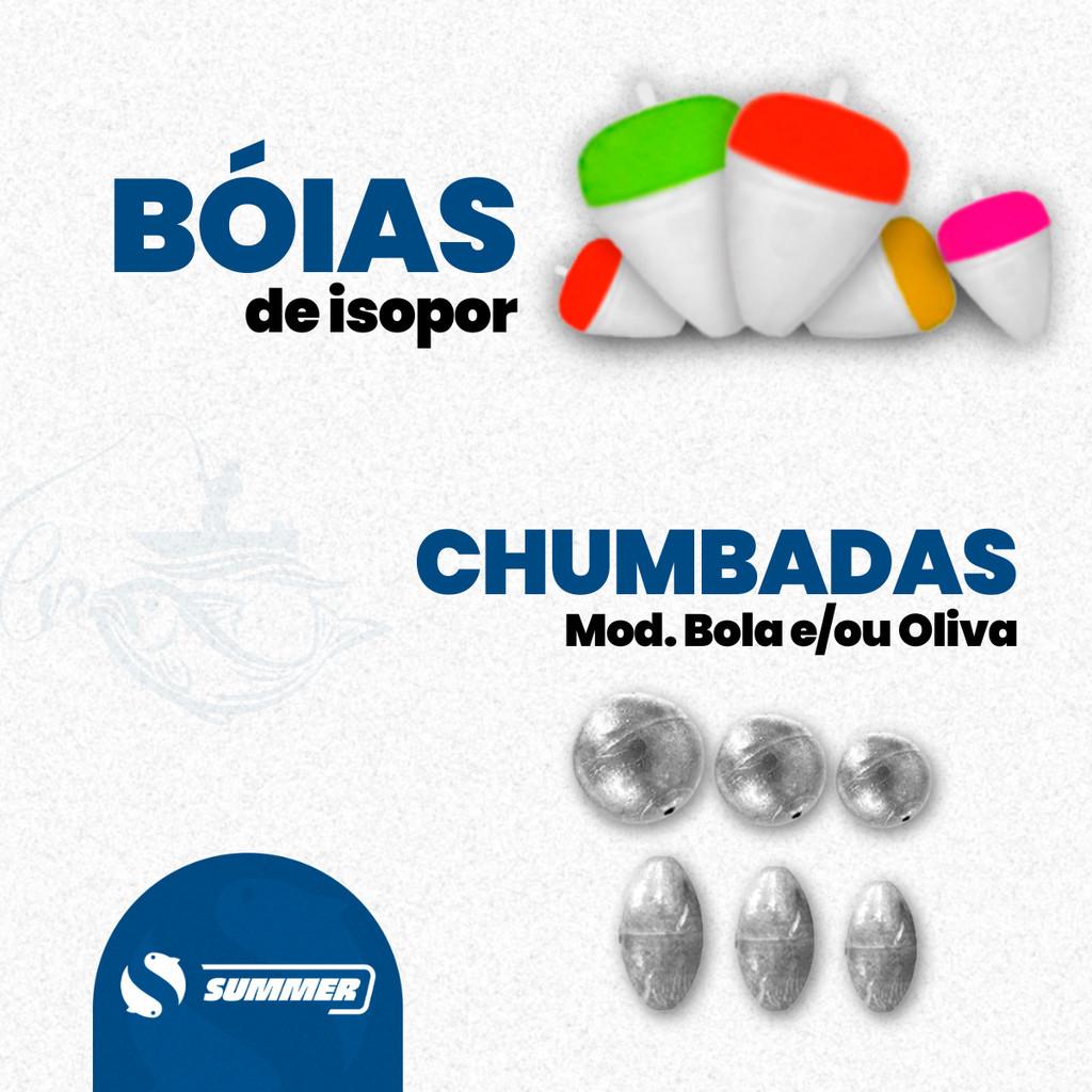 Kit Pescaria Completa 3 Vara 3 Molinete + Itens