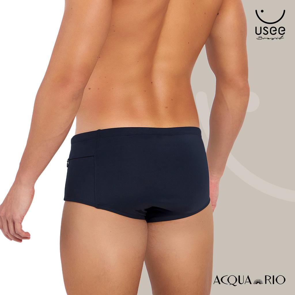 Sunga Slip Com Ziper Adulto Masculina Praia Verão Acqua Rio