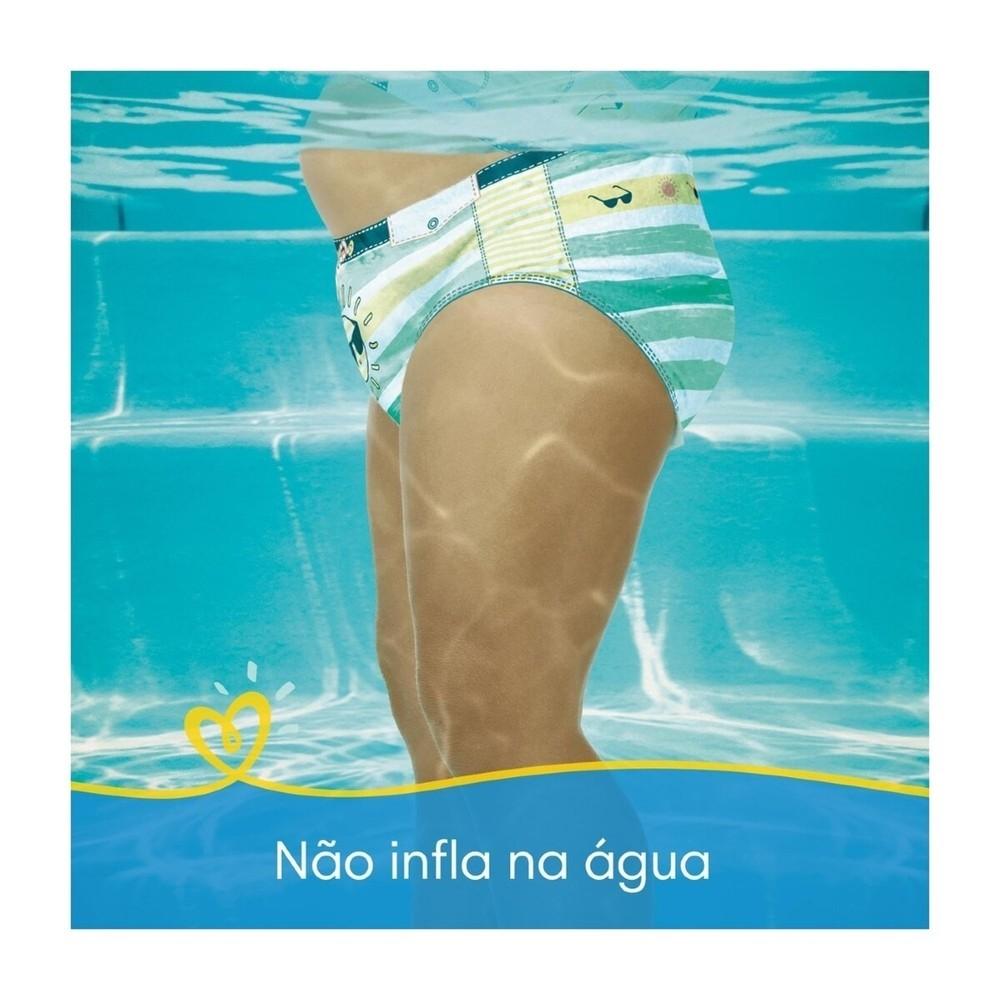 Fralda Para Agua Pampers Splashers Baby Shark G-xg 10 Unidades