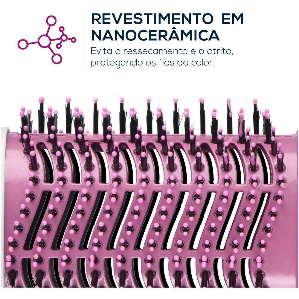 Escova Secadora Britânia 4 Em 1 1300w Bivolt Bella01 Bivolt