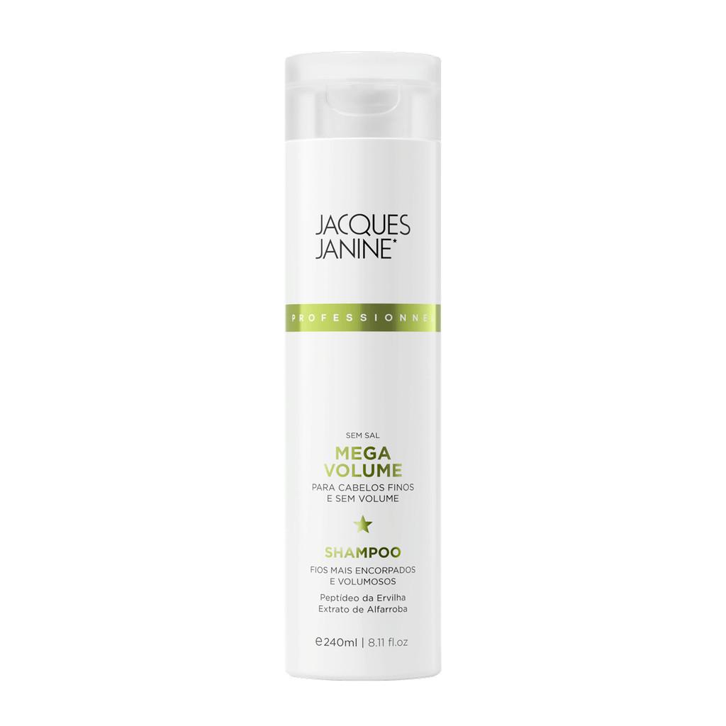 Shampoo Sem Sal Mega Volume Jacques Janine 240ml
