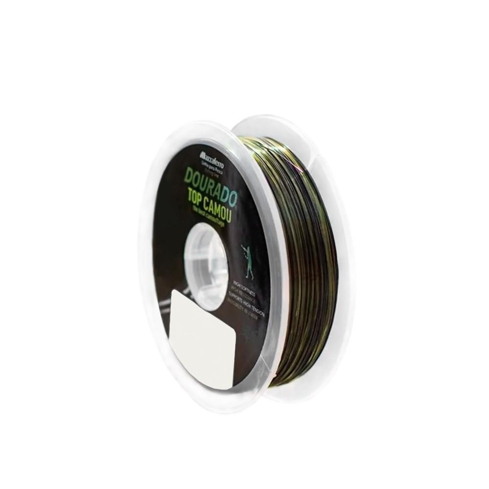 Linha De Pesca Monofilamento Dourado Top Camou 100m - Mazzaferro