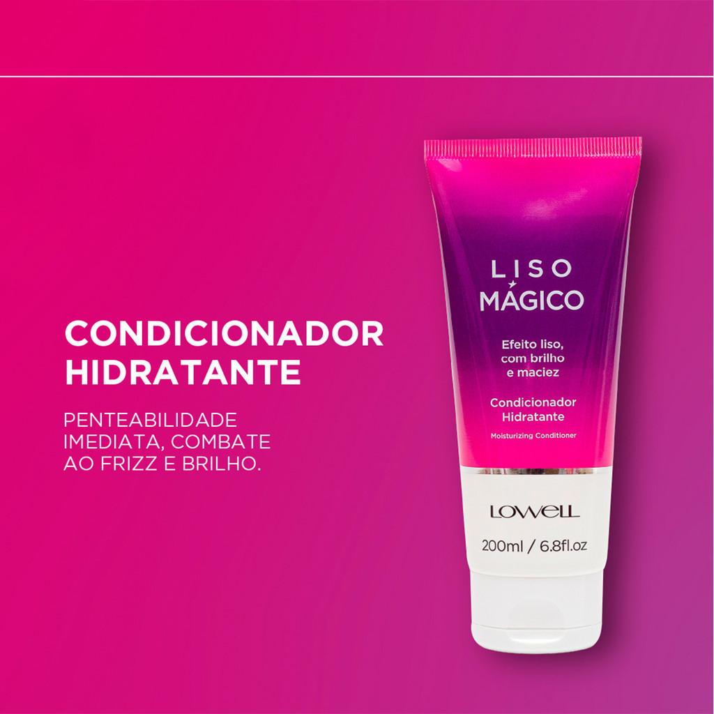 Lowell Keeping Liss Liso Magico Duo Home Care Fluido 200ml E Mascara Hidratante 240g