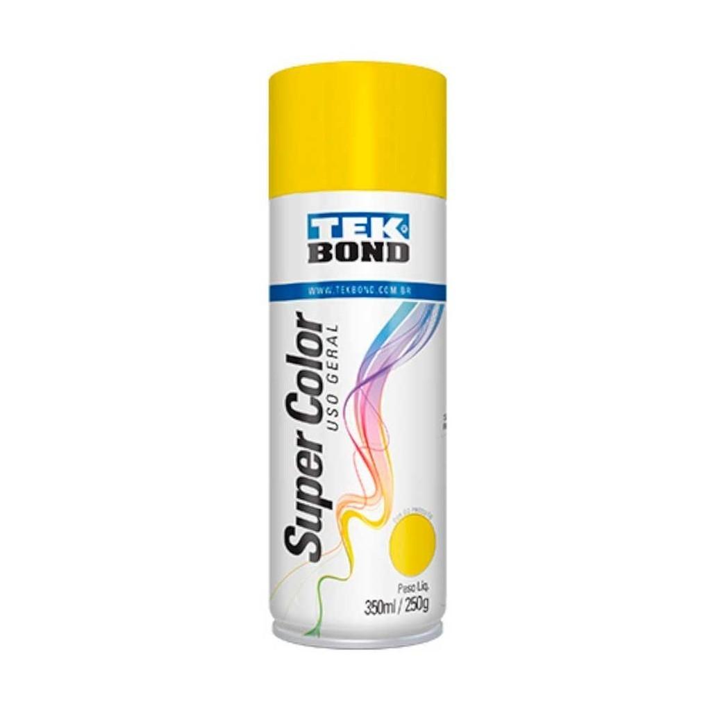 Tinta Spray Amarelo Brilhante 350ml (250gr) Tekbond