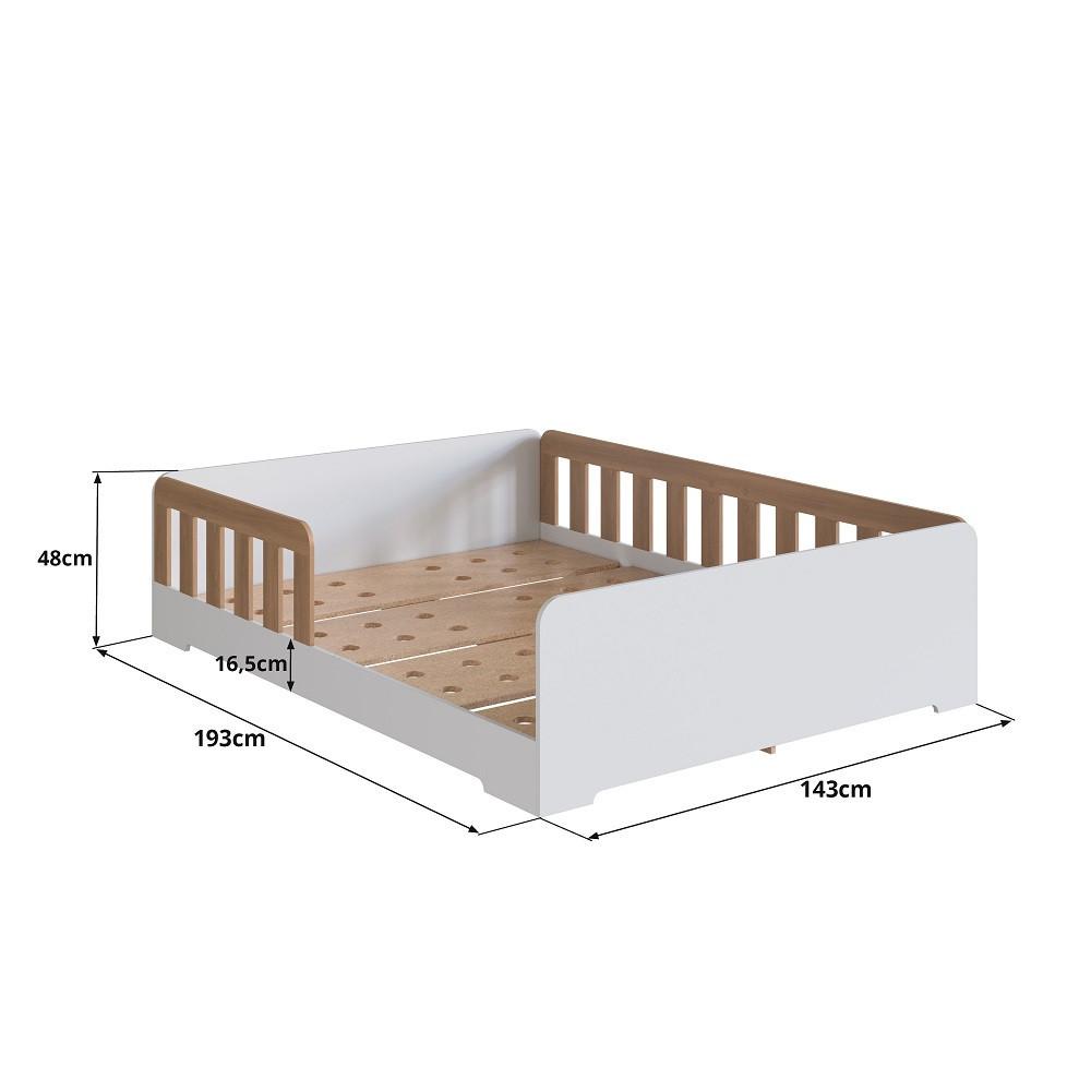Cama Infantil Montessoriana Casal Em Mdf Tony Mobikasa