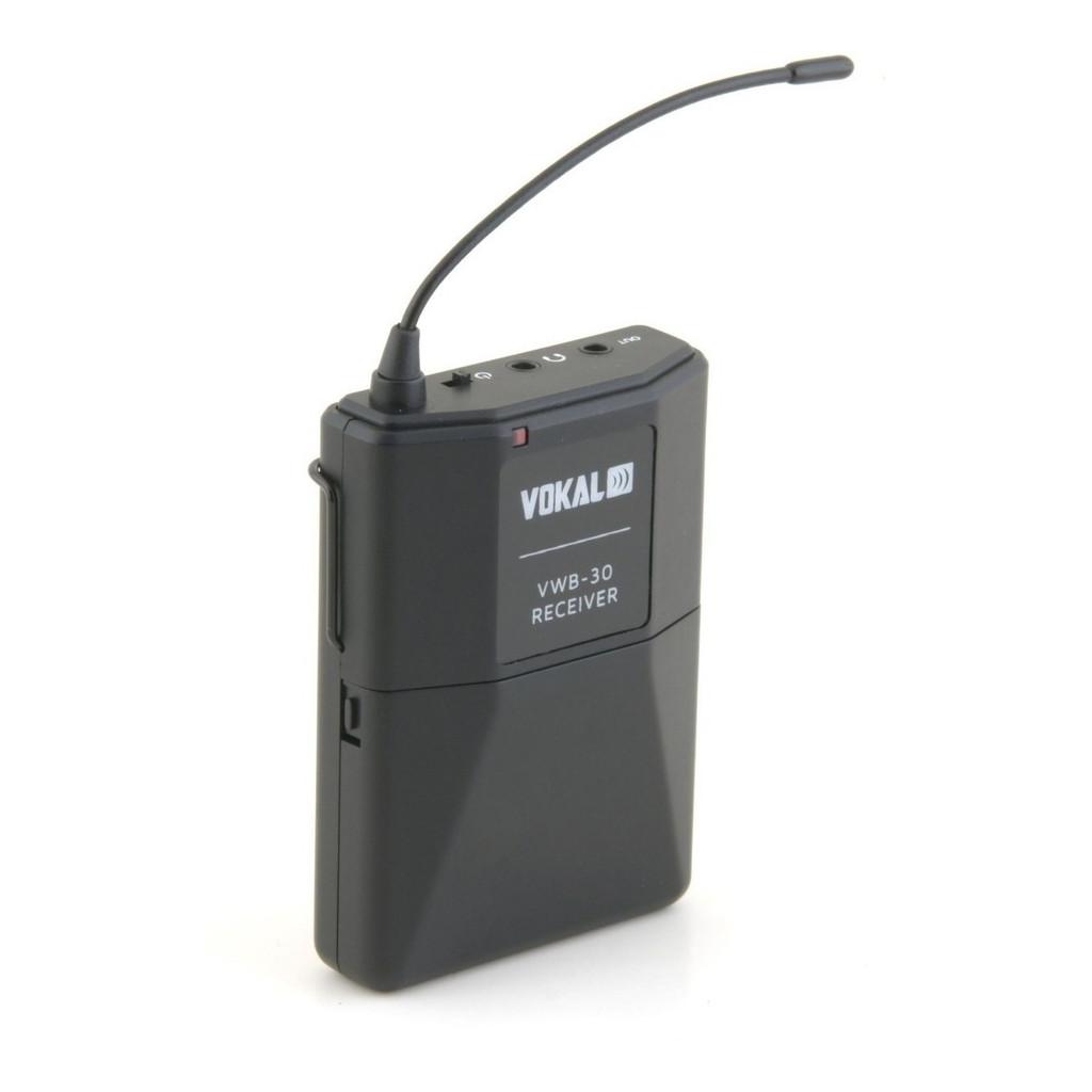 Microfone Sem Fio 1 Mão Vokal Vwb30 Gravação Externas Camera