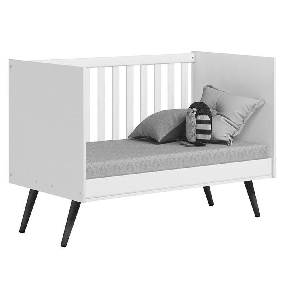 Quarto De Bebê Q Encanto Retrô Rosa Com Colchão Ortobom - Qmovi