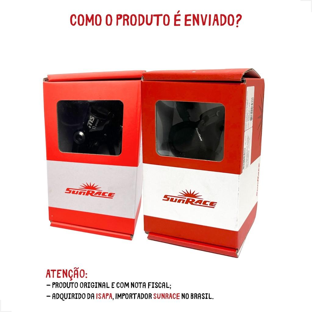 Kit Relação Sunrace Ms/mx 1x11v - Câmbio Traseiro + Alavanca Direita P/K7 11/46 11/50 11/51 - 11V