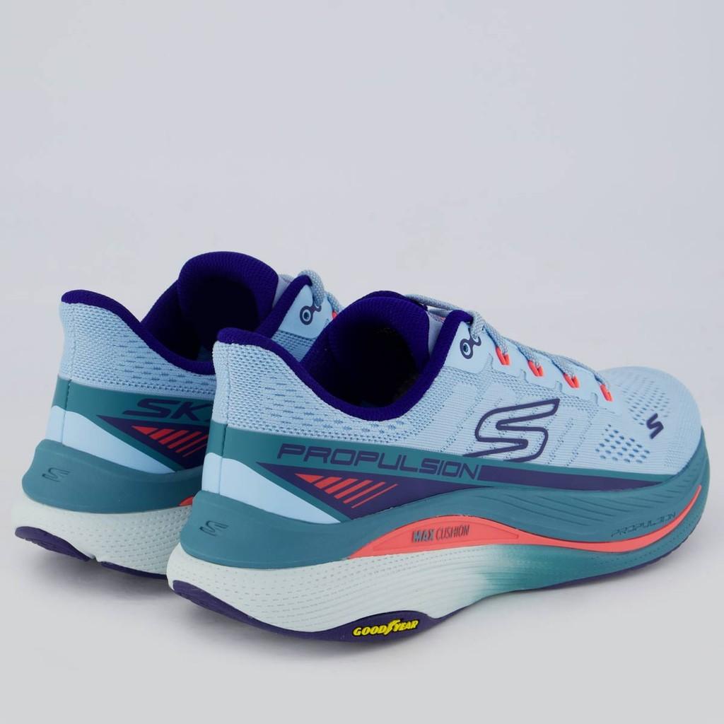 Tênis Skechers MAX Cushioning Propulsion Feminino Azul
