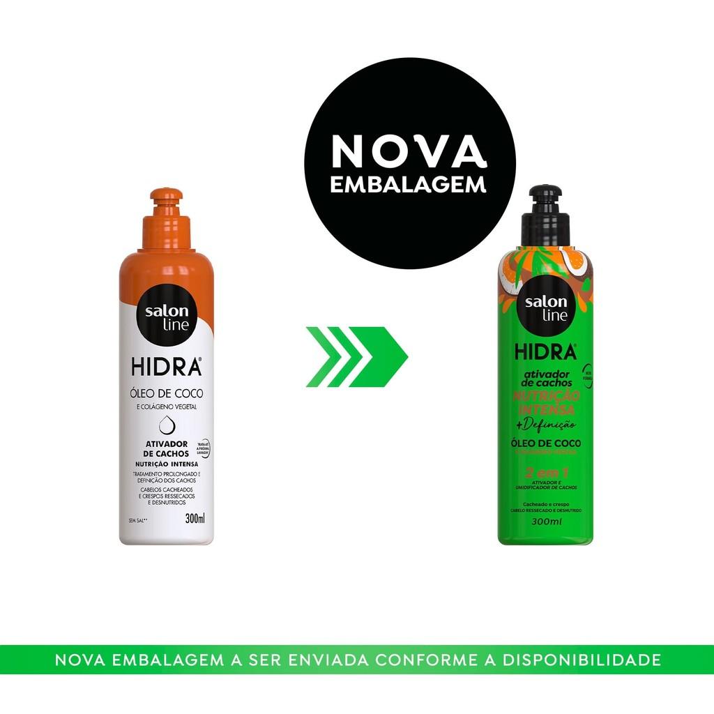 Ativador De Cachos Hidra Nutrição Intensa Salon Line 300ml