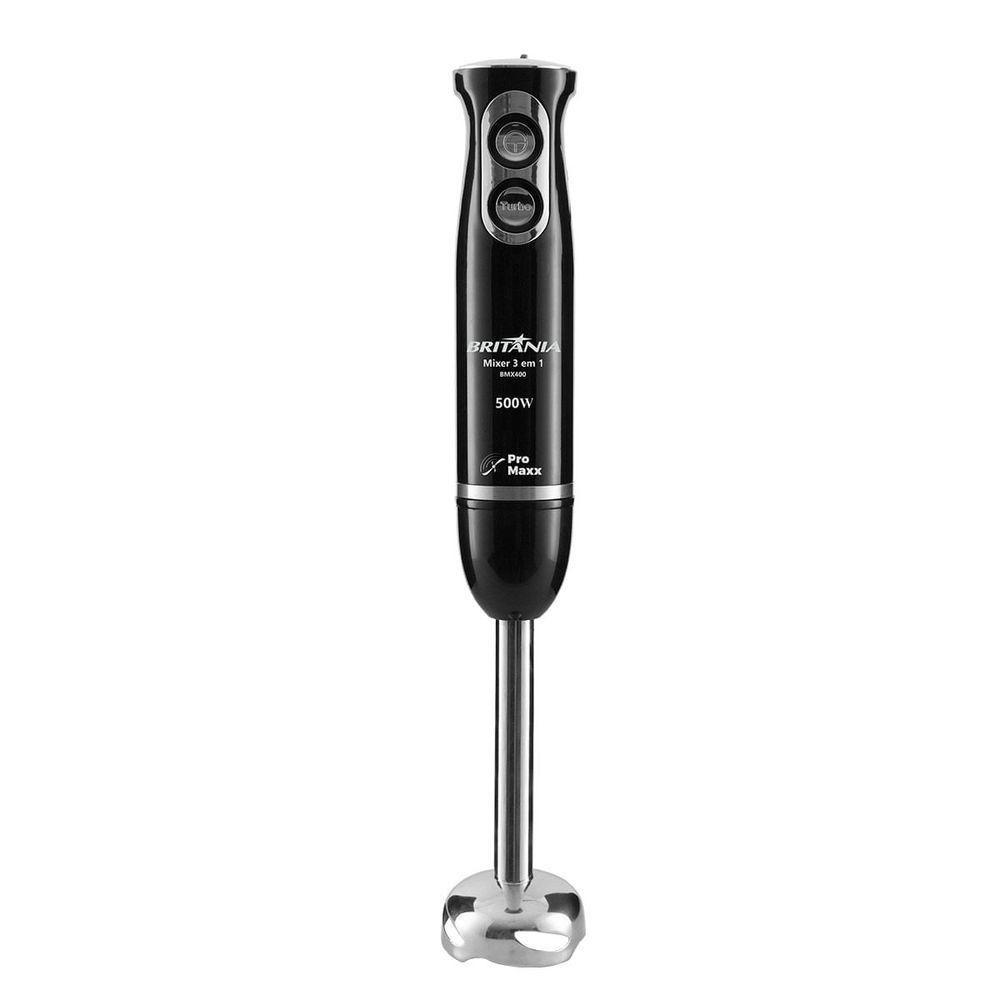 Mixer Britânia Turbo 3 Em 1 500W Preto 110V