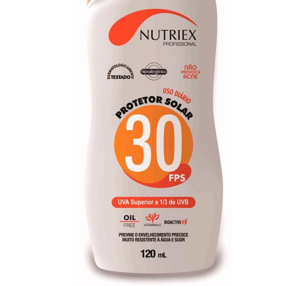 Protetor Solar FPS 30 120ml Bisnaga Nutriex