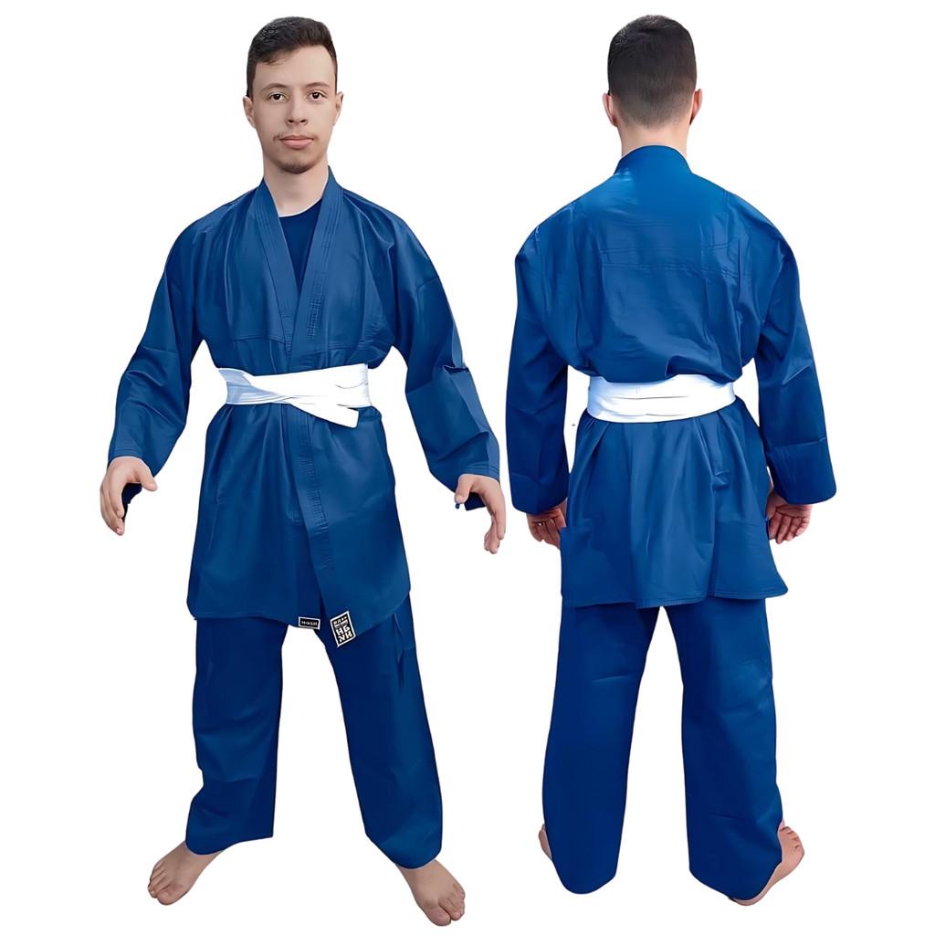 Kimono Judô Jiu Jitsu Infantil Adulto Haganah Judô Jiu Jitsu Reforçado + Faixa