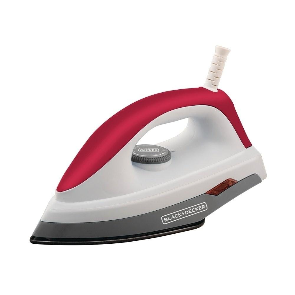 Ferro De Passar A Seco Black Decker F300 Com Base Antiaderente E Vinho