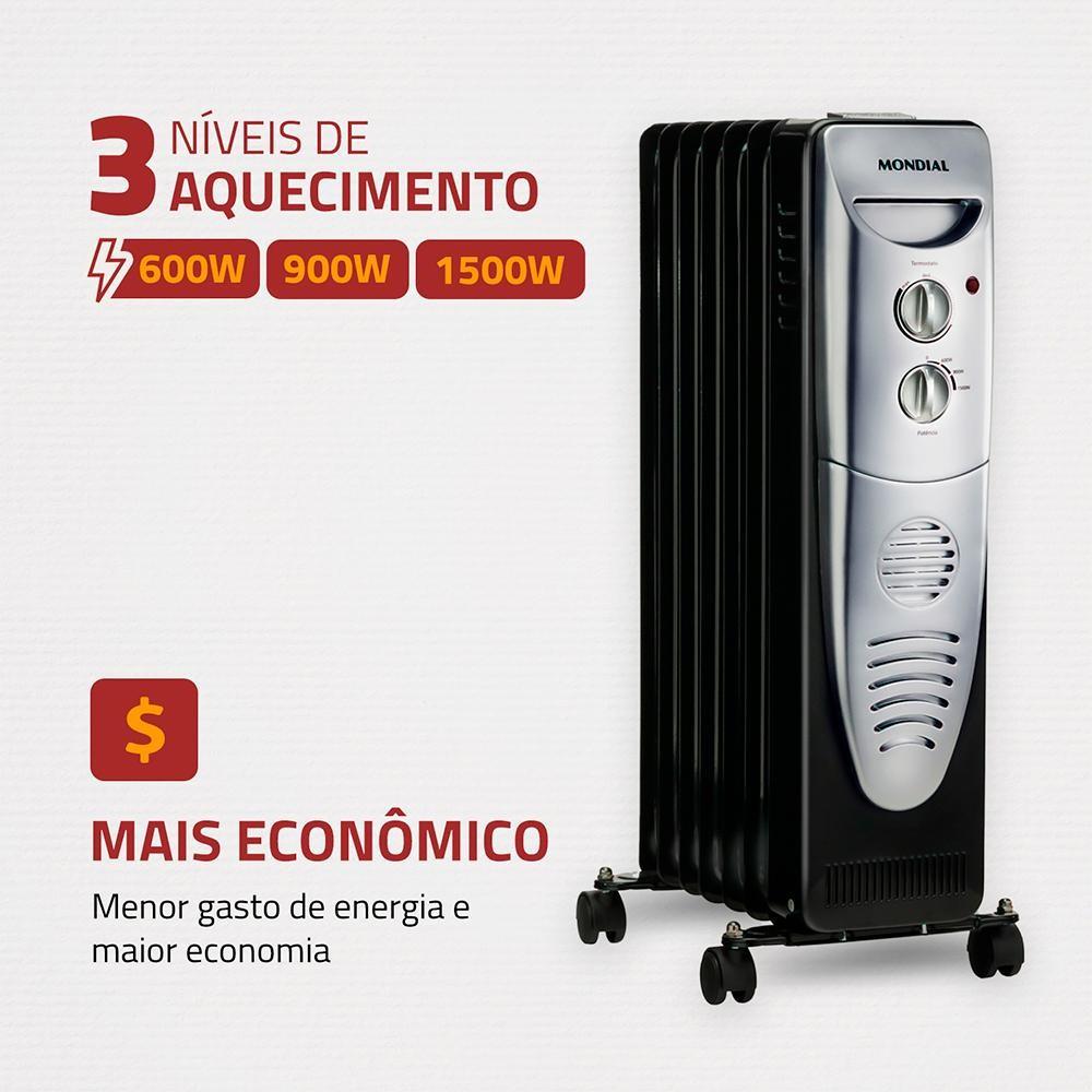 Aquecedor A Óleo Mondial A-06