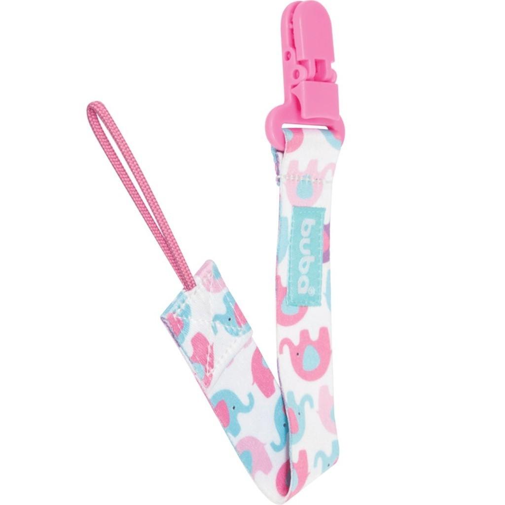 Prendedor De Chupeta Elefantinho Rosa 7480 - Buba