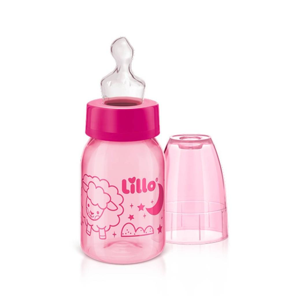 Kit 3 Mamadeiras Evolução Divertida 50/120/240ml Rosa- Lillo