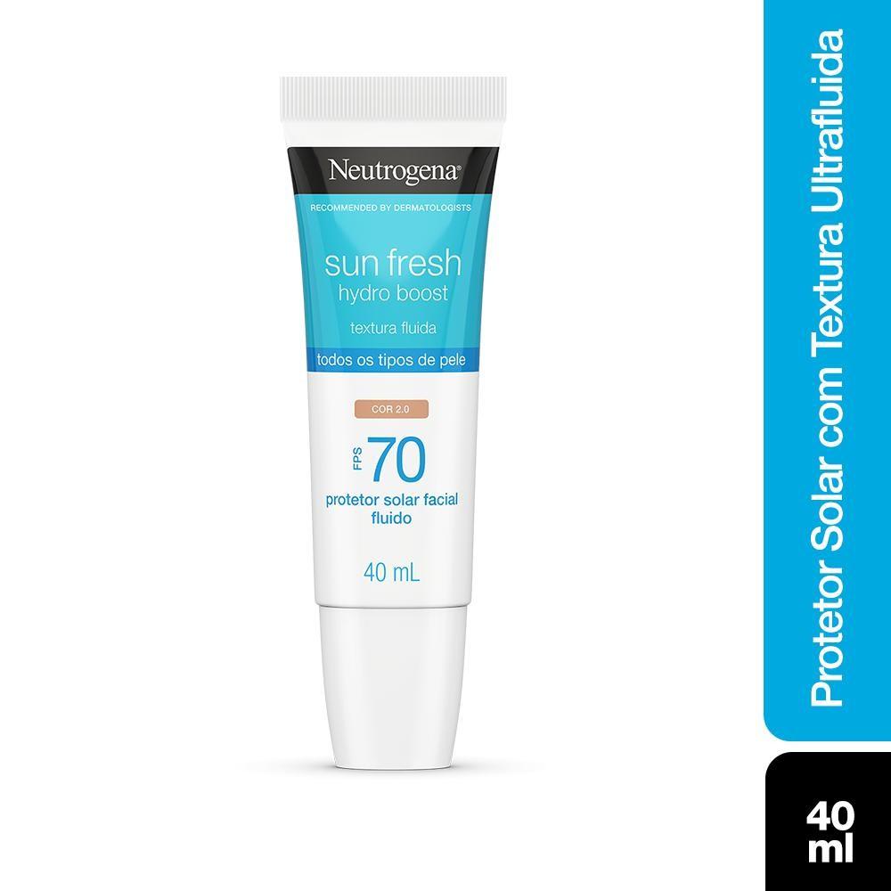 Protetor Solar Neutrogena Sun Fresh Hydro Boost Cor 2.0 Fps70 40ml
