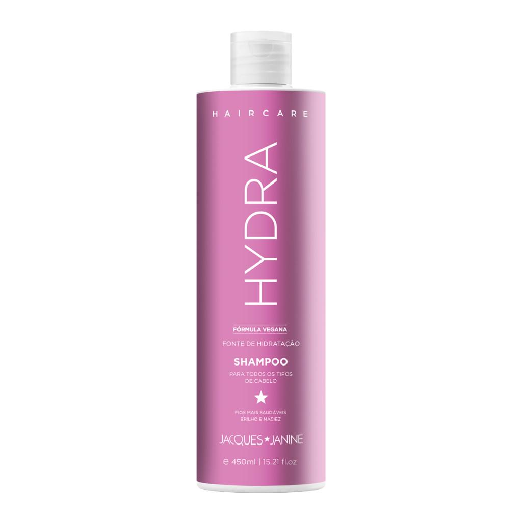 Kit Hair Care Hydra Jacques Janine Shampoo Sem Sal 450ml + Condicionador Leave-in 400ml Hidratação